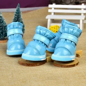 Winter Warm Fleece Puppy Pet Shoes