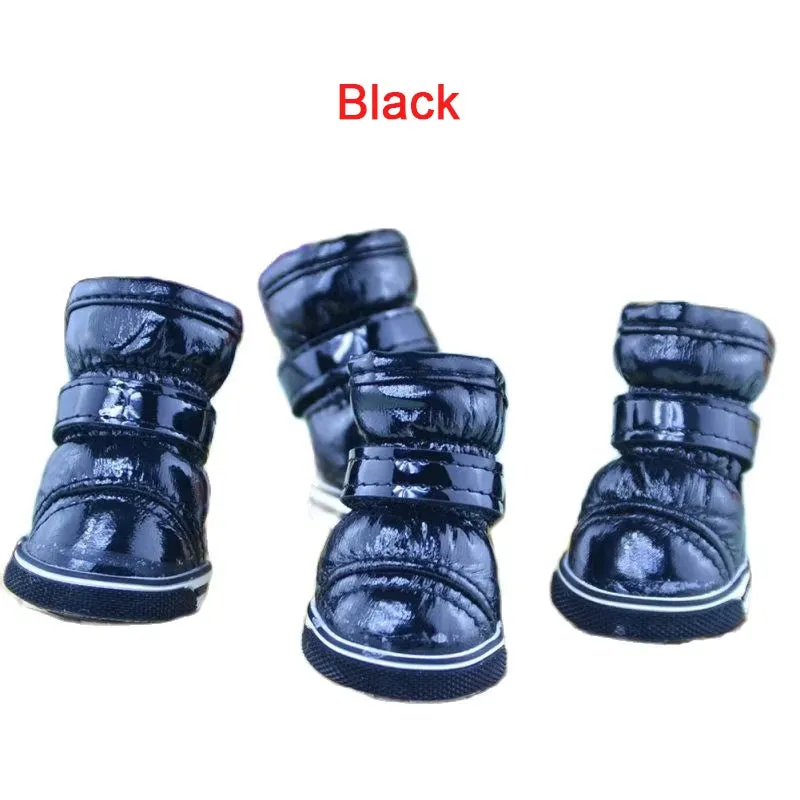 Winter Warm Fleece Puppy Pet Shoes