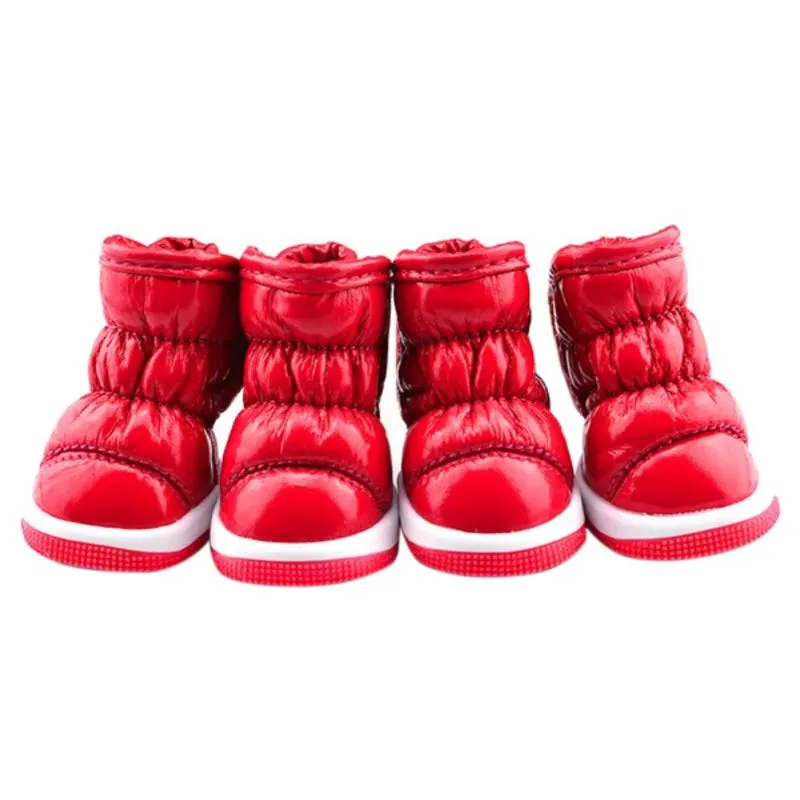Winter Warm Fleece Puppy Pet Shoes