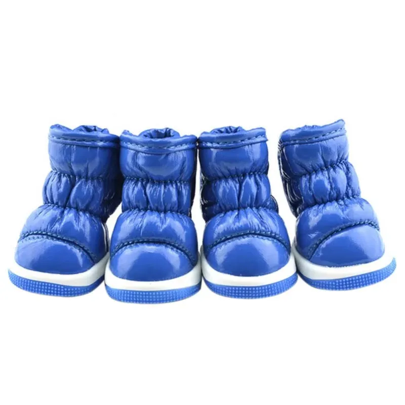 Winter Warm Fleece Puppy Pet Shoes