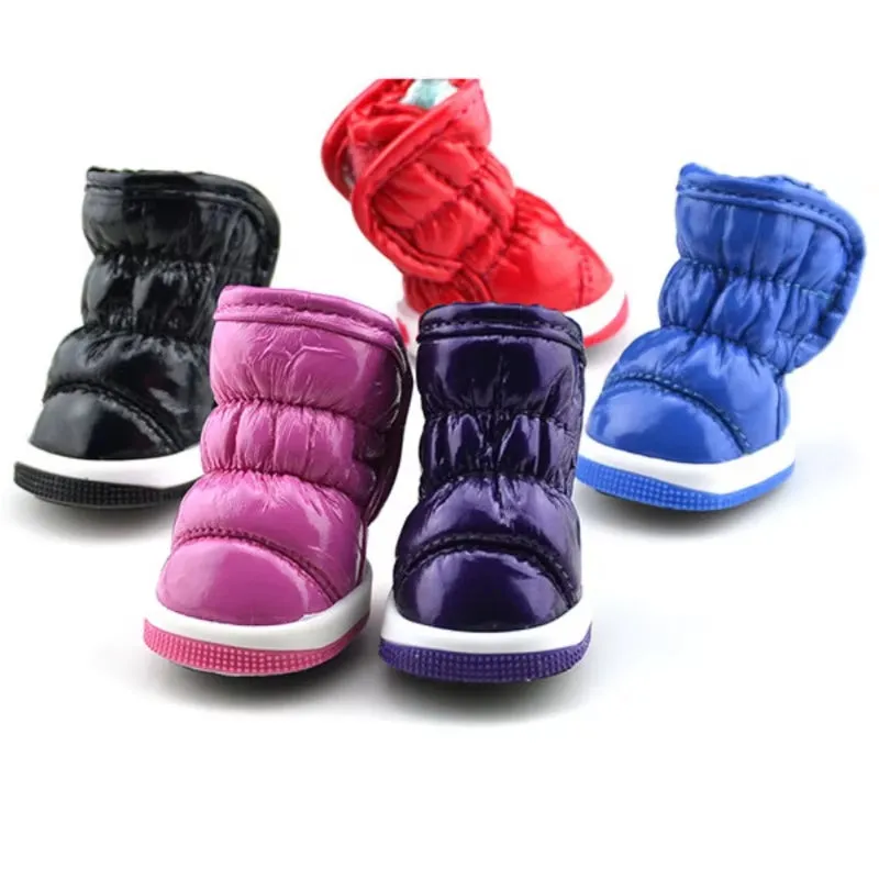 Winter Warm Fleece Puppy Pet Shoes