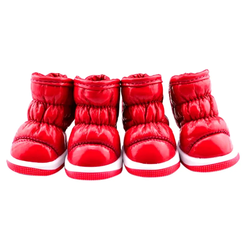 Winter Warm Fleece Puppy Pet Shoes