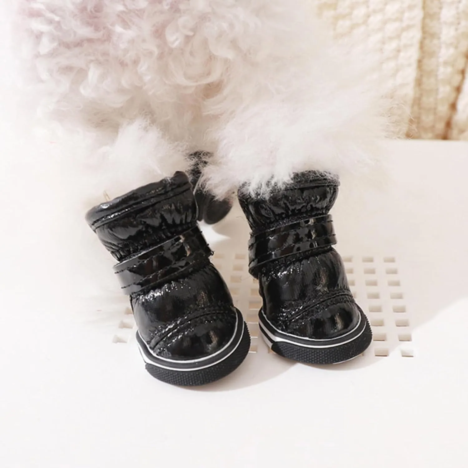 Winter Warm Fleece Puppy Pet Shoes