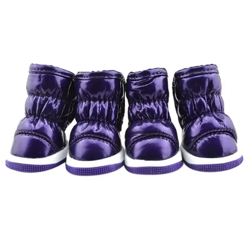 Winter Warm Fleece Puppy Pet Shoes