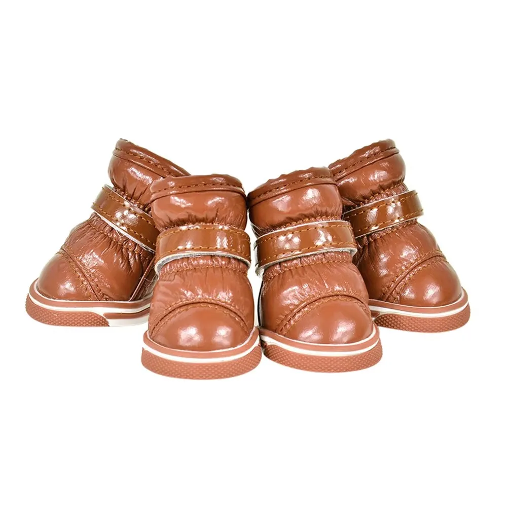 Winter Warm Fleece Puppy Pet Shoes