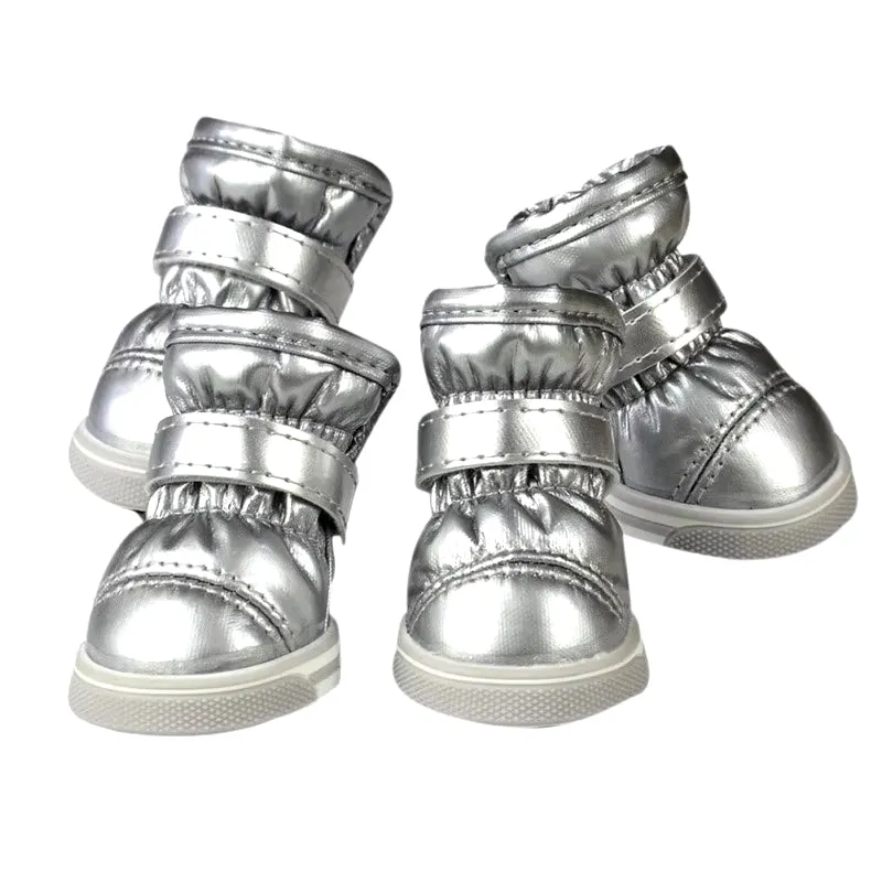 Winter Warm Fleece Puppy Pet Shoes