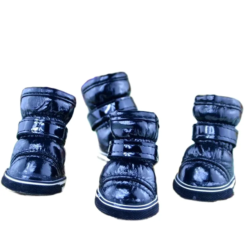 Winter Warm Fleece Puppy Pet Shoes