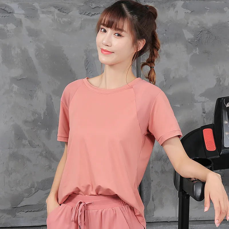 Yoga Sporty Sets Women Mesh Quick Dry Breathable Trendy Outdoor Activewear