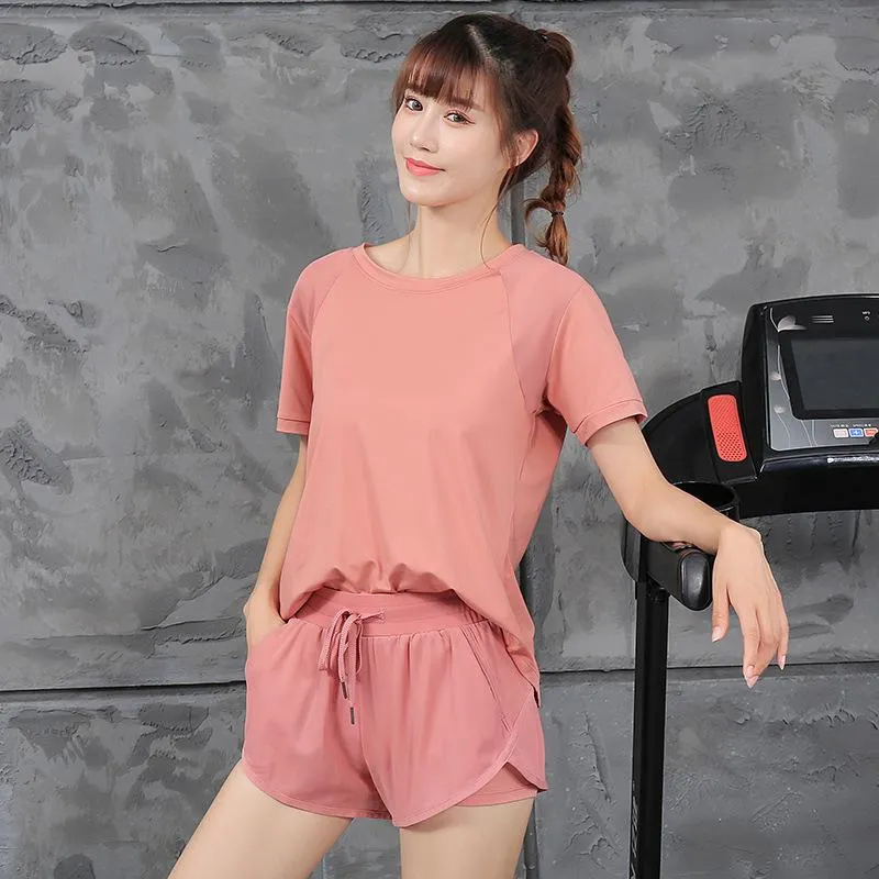 Yoga Sporty Sets Women Mesh Quick Dry Breathable Trendy Outdoor Activewear